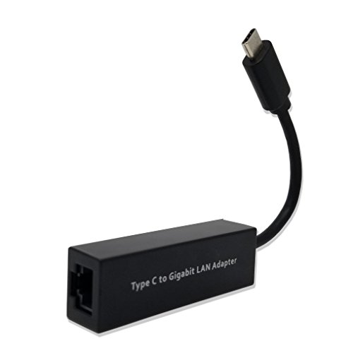 USB Type C 3.1 to Ethernet Rj45 Gigabit LAN Network Adapter for Apple, MacBook, Chromebook Pixel and More.