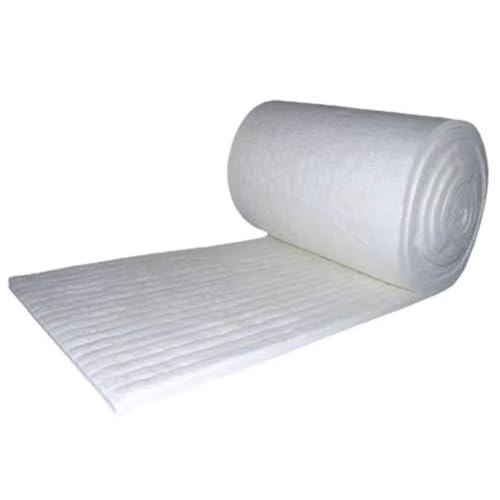 厚さ20mmのセラミックファイバー断熱材シート、耐熱温度2400°F(約1315℃)の耐火断熱材、薪ストーブ、暖炉、ペレットストーブなどの断熱材として使用可能(61x80cm)