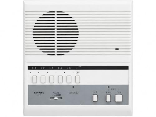 Aiphone LEF-5 Master Intercom with Door Release, 5-Station Selective Call