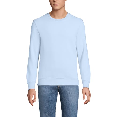 Lands' End Men's Long Sleeve Serious Sweats Crewneck Sweatshirt
