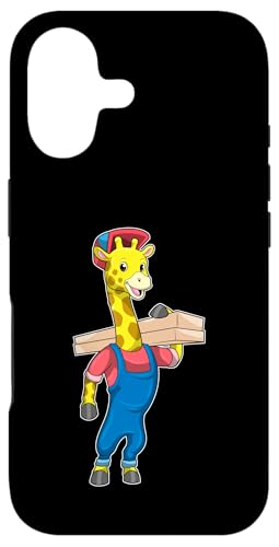 キリン 木工職人 木材 工芸 スマホケース iPhone 17 用