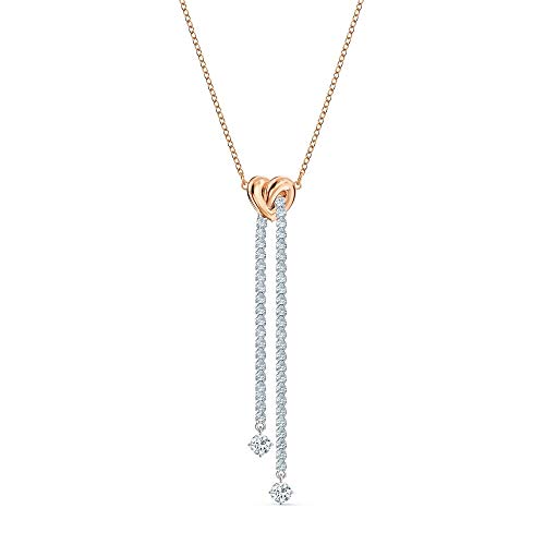 SWAROVSKI Lifelong Heart Y-Necklace Cz White One Size