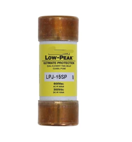 Fusible LPJ-15SP double tension 600V 300V à haut pouvoir de coupure temporisé 15A