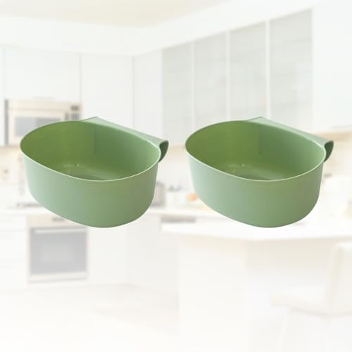 Canecas colgantes para basura 2 piezas para cocina miniatura 6