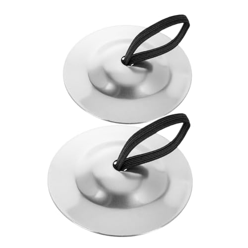 Abaodam 2Pairs Mini Finger Cymbals for Durable Musical Instrument for Parties Social Events and Entertainment Activities Melodious Sound