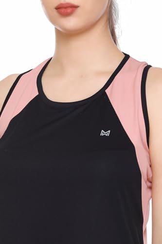 Image of White Moon Women's Gym Tank Top Combo | Pack of 2 Sleeveless Sports T-Shirts for Running, Training & Yoga