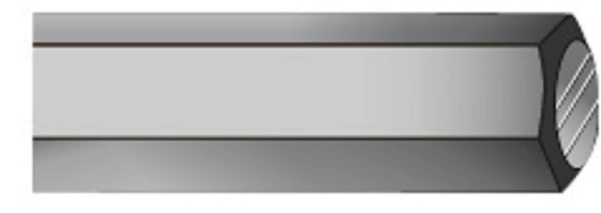 Bondhus 15868 6mm Hex Tip Key L-Wrench with ProGuard Finish, Tagged and Barcoded, Short Arm