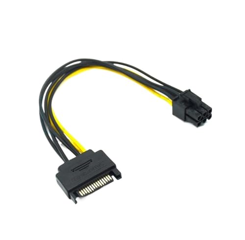 Cable adaptador convertidor SATA a PCI-E de 20 cm miniatura 4