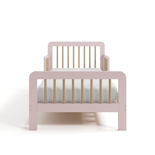 Image of Storkcraft Pasadena Toddler Bed, Blush & Driftwood