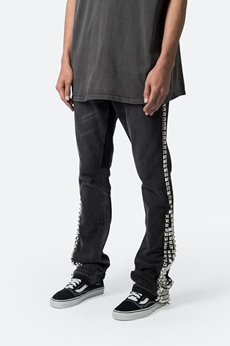mnml Men's B572 Studded Flare Denim4