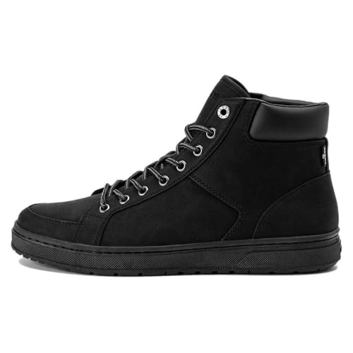 Levi'S Piper Mid Sneaker, Full Black, 41 EU, Full Black, 41 EU