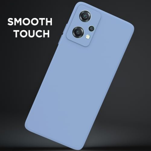 Image of Outlouders Back Cover for OnePlus Nord Ce 2 Lite 5G | Camera Protection | Durable Soft Matte Silicone Bumper Case (Aqua Blue)