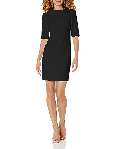 Trina Turk Women's Folded Neck Shift Dress
