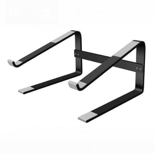 Support d'ordinateur portable universel et surélévateur de bureau noir