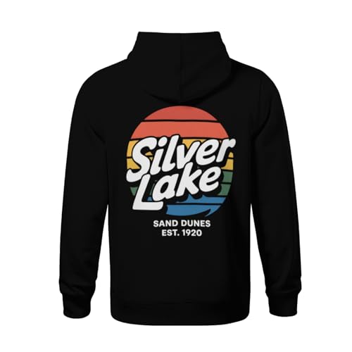 Kids Silver Lake Sand Dunes Boys Girls Lightweight Kangaroo Pocket Fleece Hoodies3
