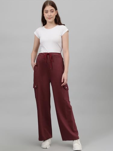 Image of KOTTY Women's Running Track Pants|Stretchy Lightweight Joggers with Side Pockets|Perfect for Exercise,Sports