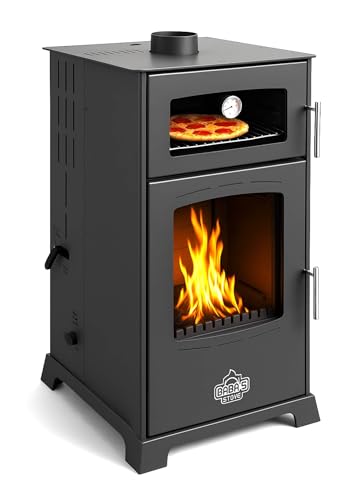 Babas Gold Hybridofen Pellets und Holz Kombiofen Kaminofen mit...