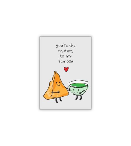 Image of Gift Me Bazar Fast Food Fridge Magnets for Refrigerator Stylish Decor | Home, Kitchen and Office Decoration | Best Souvenir Gift (You are The Chutney to My Samosa)