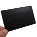Metal Business Card, DIY Metal Credit Card with 4442 Chip Slot, Magnetic Stripe, Brass Matte Black, Engraveable, Writable, Readable, High Safety