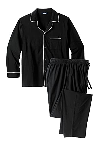 KingSize Men's Big & Tall Long Sleeve Pajama Set
