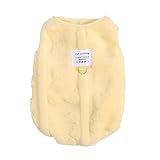 [Cociliye]冬用【防寒ペットウェア】リード付き犬猫ベスト 高弾性珊瑚フ 6色展開 ハロ・対応 XS～XXLサイズ 多頭飼い向け