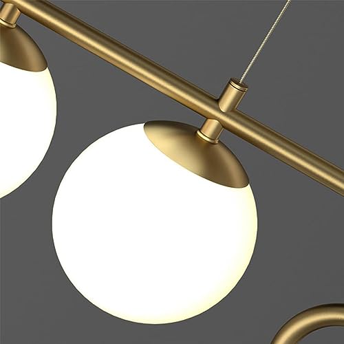 Lustre suspendu à intensité variable LED design moderne pour salle à manger - 5