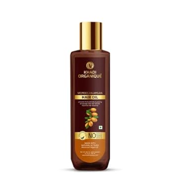 Khadi Organique Moroccan Argan Hair Oil For Hair Growth - 200Ml