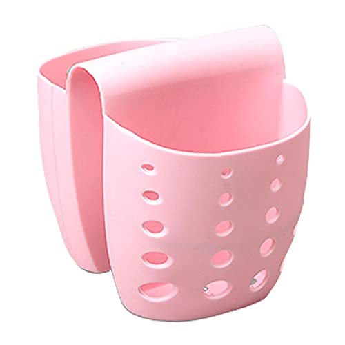 Organizador para esponja de cocina colgante para fregadero, color rosa miniatura 4