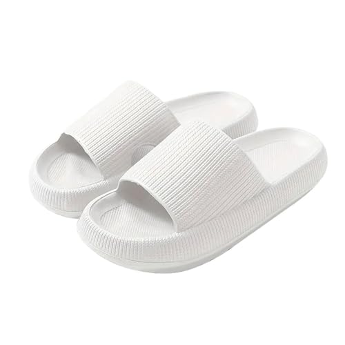 Cloud Slippers for Women Platform Heel Non Slip Sandals Lightweight Comfy House Slippers Casual Indoor Shower Shoes Bathroom Slides