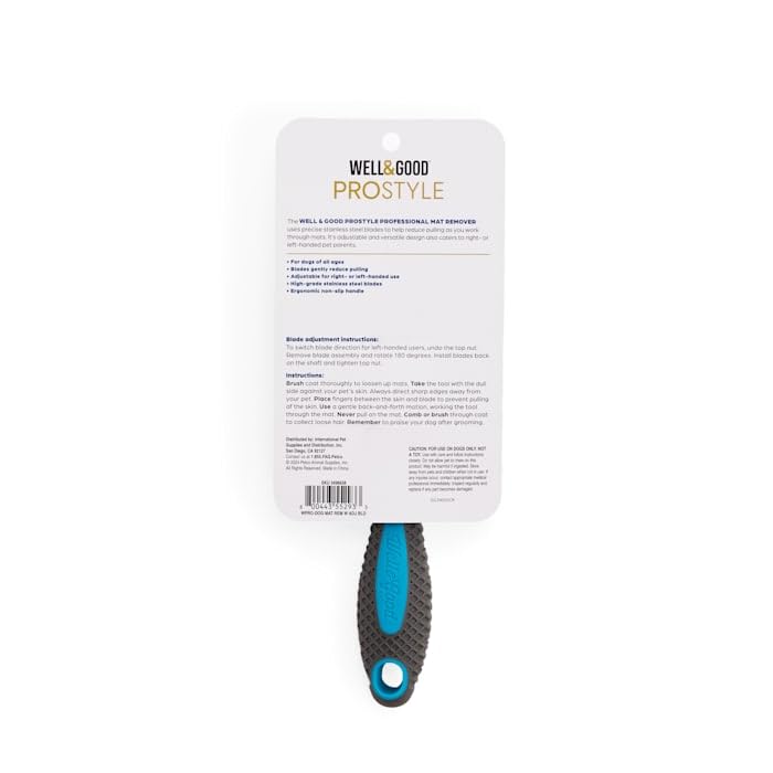 Well & Good by Petco Prostyle Mat Remover with Adjustable Blades for Dogs