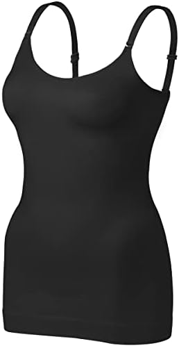 T.BOX Womens Shapewear Camisole Tank Tops-Body Shape for Women Tummy Control Seamless Compression Tank Tops