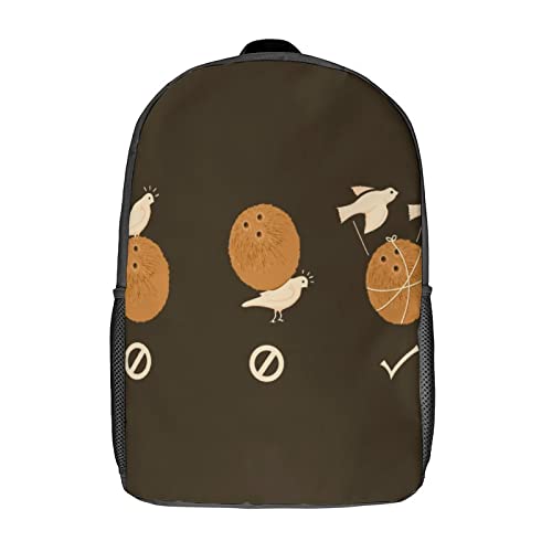 Sac à dos artistique pour enfants ado grand sac d'école 17" 3D