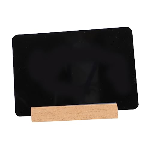 Gadpiparty Small Chalkboard Sign with Base Reusable Blackboard for Home and School Message Board Stylish Display for Menus Events and Decorations