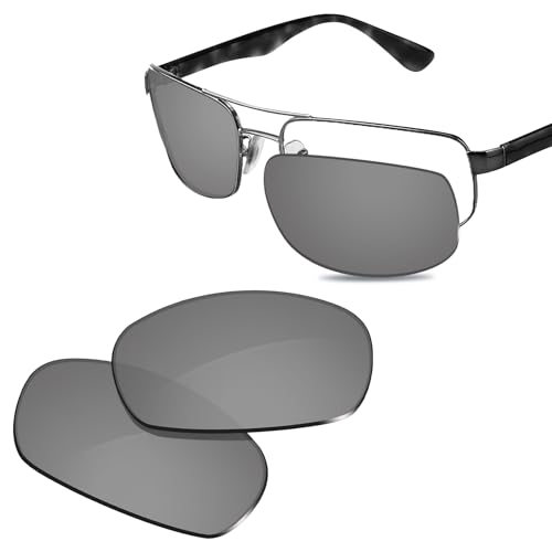 Image of 100% Precise-Fit Replacement Sunglass Lenses for RayBan RB3445 61mm