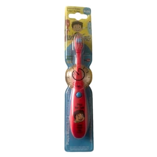 FreshBreathMax Kids Musical Toothbrush with 2-Minute Timer – Electric Children’s Toothbrush, Soft Bristles, Fun Music for Brushing