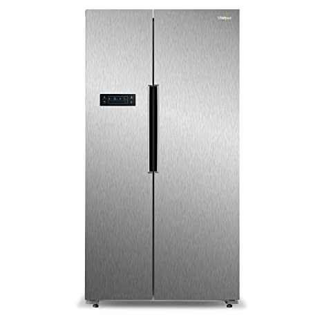 537 L Inverter Frost-Free Side-by-Side Refrigerator (WS SBS 537, Steel)
