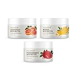 NATURE WELL Shea Body Butter Variety Pack, Includes Grapefruit, Mango, & Pomegranate, Provides Ultimate Nourishment & Hydration, 3 Pack (8 Ounces Each) - Image 2