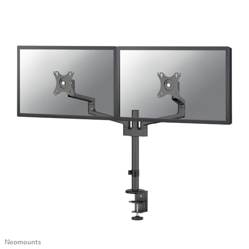Support d'écran bureau 27 pouces Neomounts DS60-425BL2 noir double bras