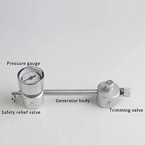 Vogueing Strumento fai da te Diffusore di CO2 di anidride carbonica Kit reattore generatore di CO2 per acquario, muschio, piante, acquario