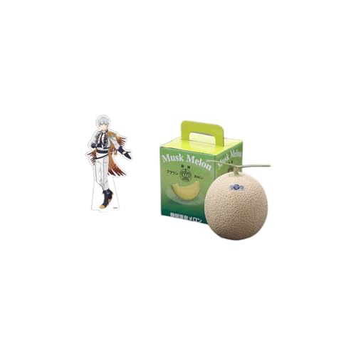 クラウンメロン(お礼メッセージカード付き)&アイドルマスター SideM×袋井市コラボ 「S.E.M」オリジナル衣装 アクリルスタンド(硲道夫)