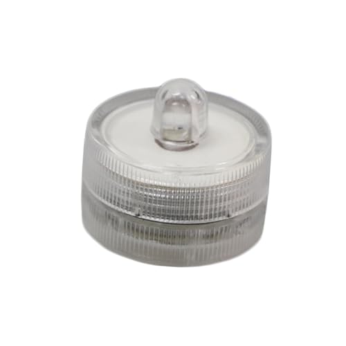 LOLIPPYY Bougie Chauffe Plat LED sans Flamme Étanche Ronde Lumière Vacillante Réaliste Piles Incluses Décorations pour Mariage Anniversaire et Intérieur Extérieur