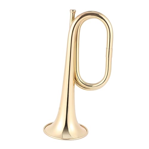 FAVOMOTO 1pieza Trompeta De Antiguo Instrumento De Bugle Rally Incluye Bolsa y Guantes Accesorios Para...