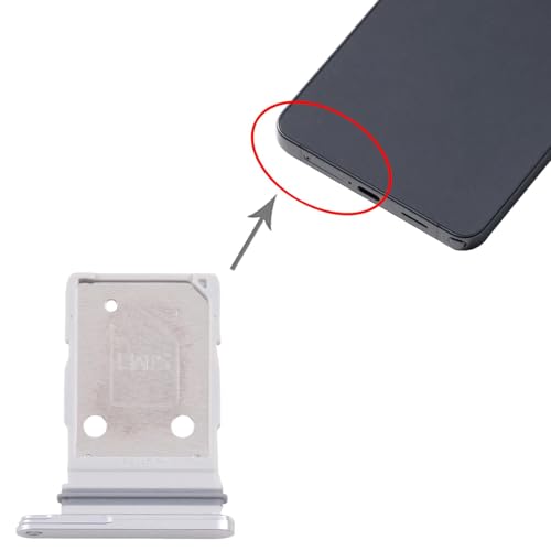 Image of Original SIM Card Tray + SIM Card Tray Compatible with Samsung Galaxy S26 SM-S942B (White)