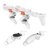 Tyasoleil VR Handle Accessories for Meta Quest 2 & 3, Humanized Weighted Stock for Oculus Quest 2 & 3, Enhance Control Feel, Realistic FPS Gaming Experience (Model A)