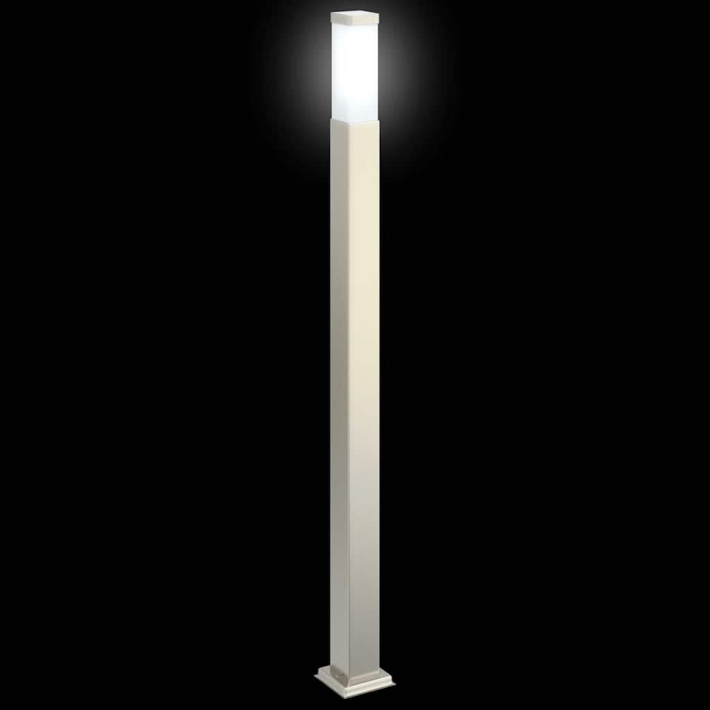 vidaXL Słupki oświetleniowe 3 szt. 110 cm Stal nierdzewna IP44
