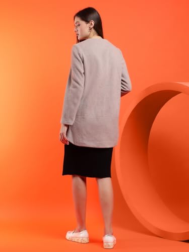 Image of KOTTY Womens Cotton Blend Standard Length Elegant Style Coat - Classic Style with Modern Detailing