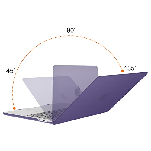 MOSISO Compatible with MacBook Pro 13 inch Case M2 M1, Imperial Purple - image 3