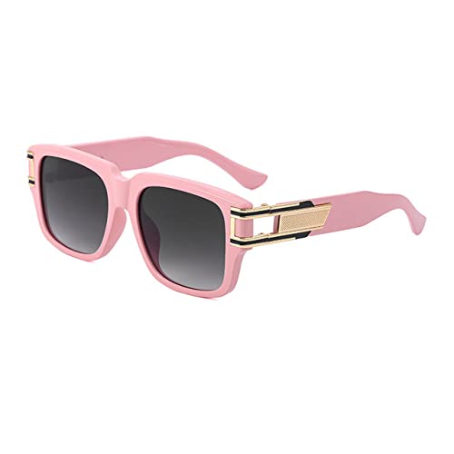 Lunettes de soleil Steampunk hommes luxe rétro UV400