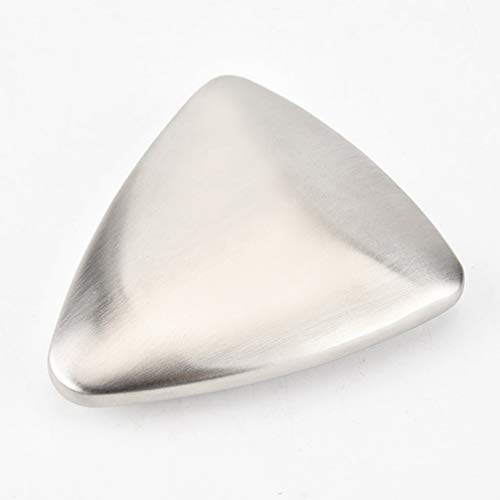 Hemoton Removedor de odor de sabão de aço inoxidável, formato triangular, eliminando o odor da barra