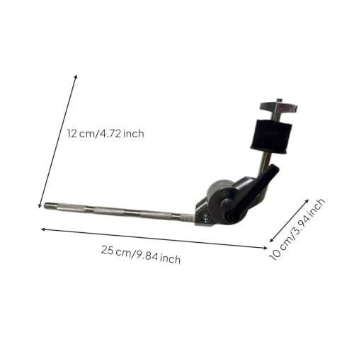 Extension Bracket Metal Mount con Varilla Ranurada Ajustable para Hardware de Batería para Percusionistas miniatura 2
